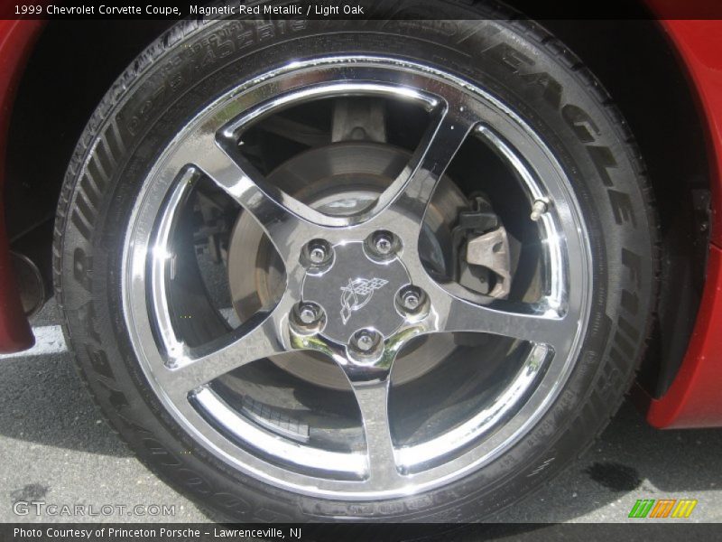 Magnetic Red Metallic / Light Oak 1999 Chevrolet Corvette Coupe