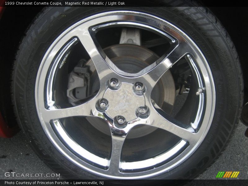 Magnetic Red Metallic / Light Oak 1999 Chevrolet Corvette Coupe