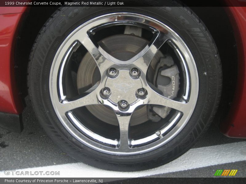 Magnetic Red Metallic / Light Oak 1999 Chevrolet Corvette Coupe