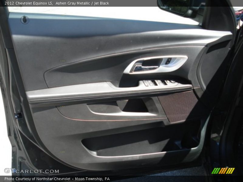 Ashen Gray Metallic / Jet Black 2012 Chevrolet Equinox LS