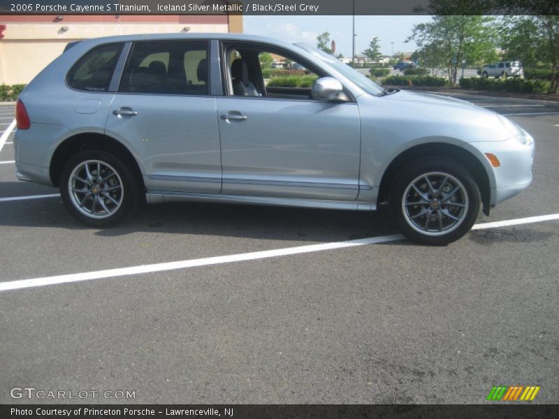 Iceland Silver Metallic / Black/Steel Grey 2006 Porsche Cayenne S Titanium