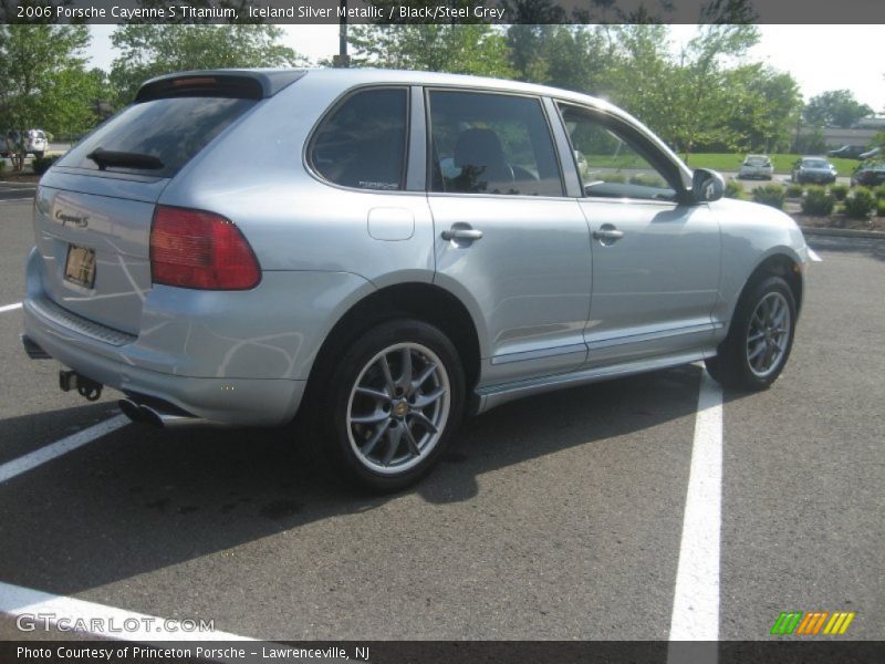 Iceland Silver Metallic / Black/Steel Grey 2006 Porsche Cayenne S Titanium