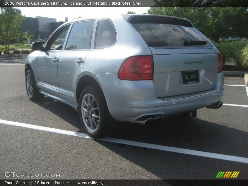 Iceland Silver Metallic / Black/Steel Grey 2006 Porsche Cayenne S Titanium