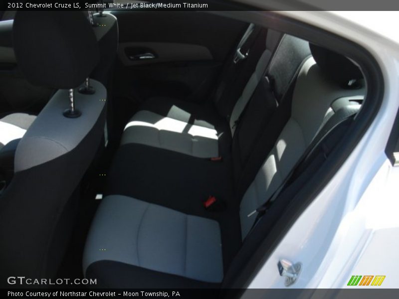 Summit White / Jet Black/Medium Titanium 2012 Chevrolet Cruze LS