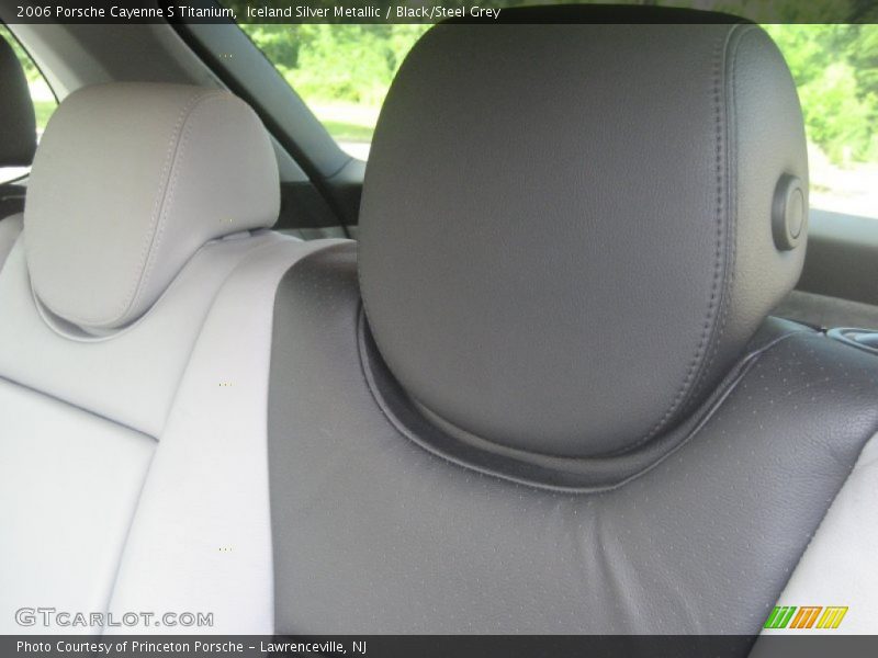 Iceland Silver Metallic / Black/Steel Grey 2006 Porsche Cayenne S Titanium