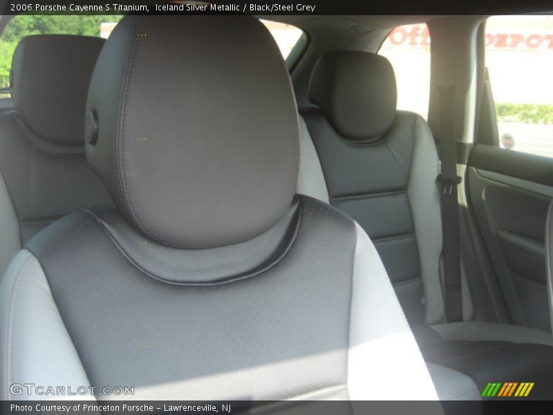 Iceland Silver Metallic / Black/Steel Grey 2006 Porsche Cayenne S Titanium