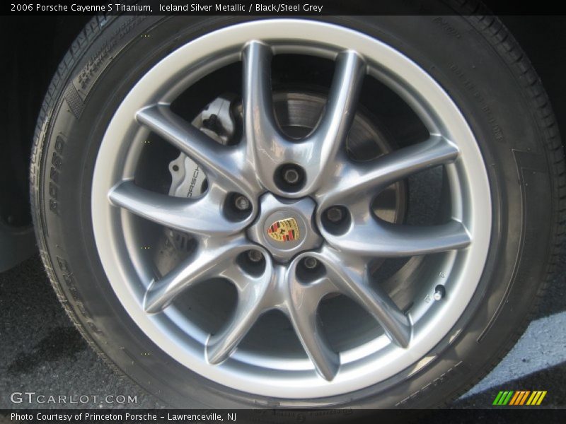 Iceland Silver Metallic / Black/Steel Grey 2006 Porsche Cayenne S Titanium