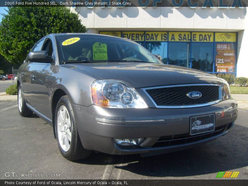 Dark Shadow Grey Metallic / Shale Grey 2006 Ford Five Hundred SEL