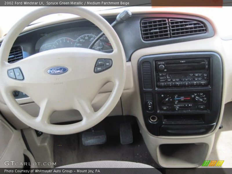 Spruce Green Metallic / Medium Parchment Beige 2002 Ford Windstar LX