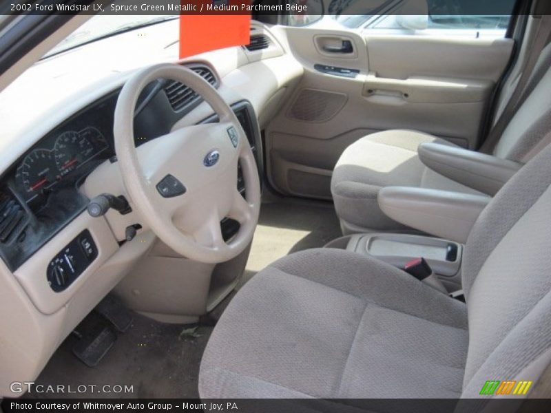 Spruce Green Metallic / Medium Parchment Beige 2002 Ford Windstar LX