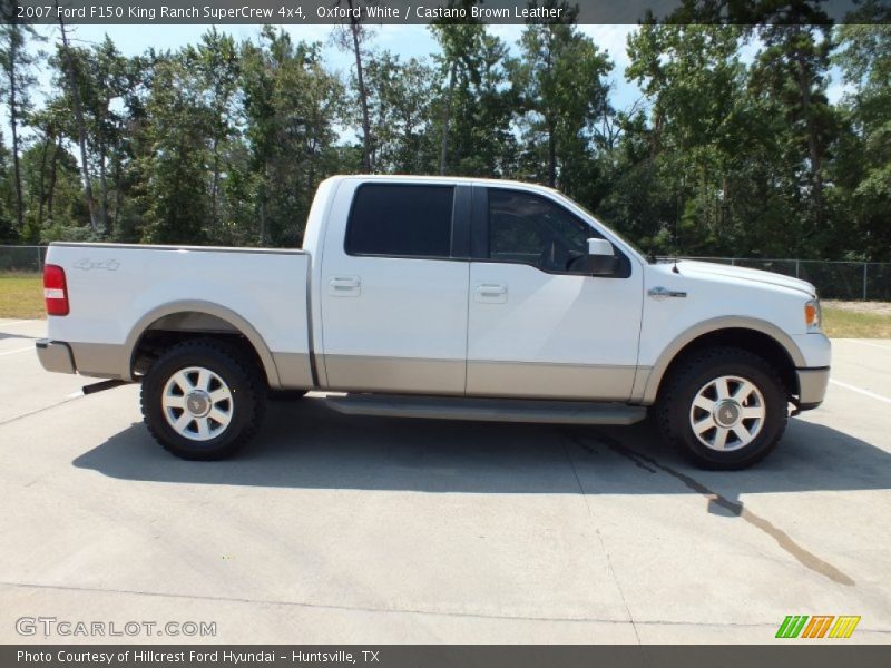 Oxford White / Castano Brown Leather 2007 Ford F150 King Ranch SuperCrew 4x4