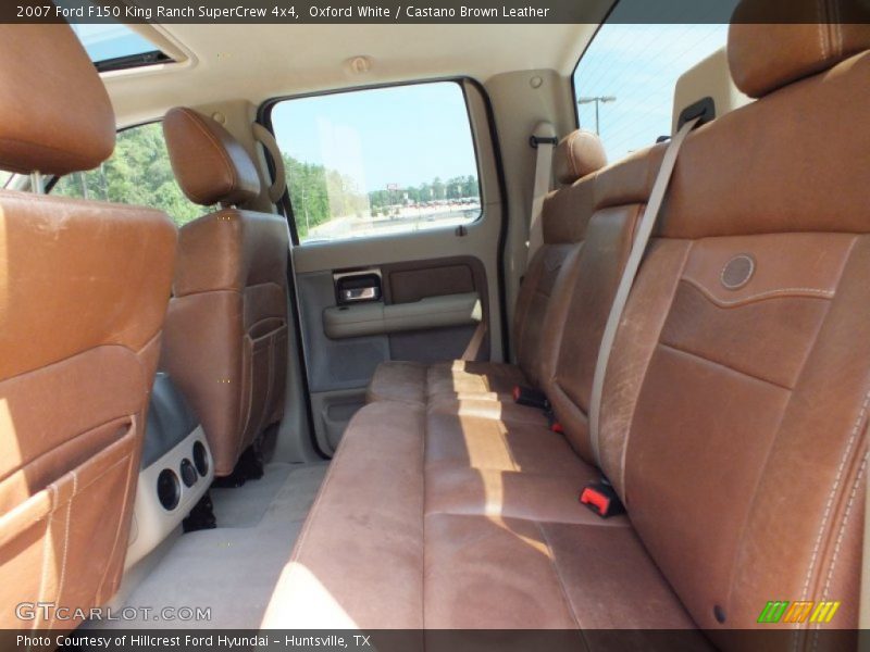 Oxford White / Castano Brown Leather 2007 Ford F150 King Ranch SuperCrew 4x4