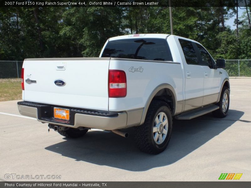 Oxford White / Castano Brown Leather 2007 Ford F150 King Ranch SuperCrew 4x4