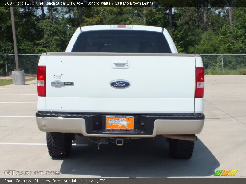 Oxford White / Castano Brown Leather 2007 Ford F150 King Ranch SuperCrew 4x4