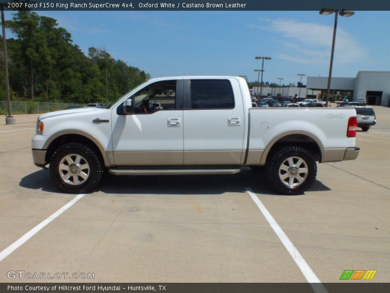 Oxford White / Castano Brown Leather 2007 Ford F150 King Ranch SuperCrew 4x4
