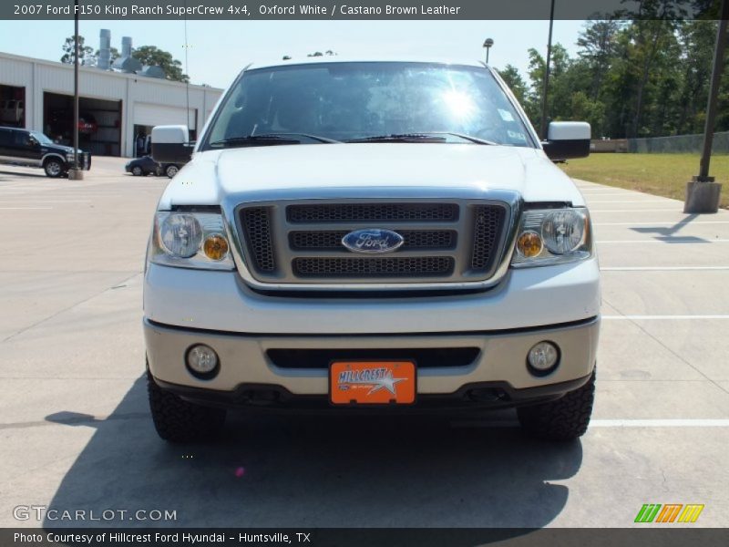 Oxford White / Castano Brown Leather 2007 Ford F150 King Ranch SuperCrew 4x4