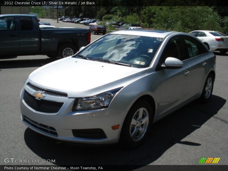 Silver Ice Metallic / Jet Black 2012 Chevrolet Cruze LT