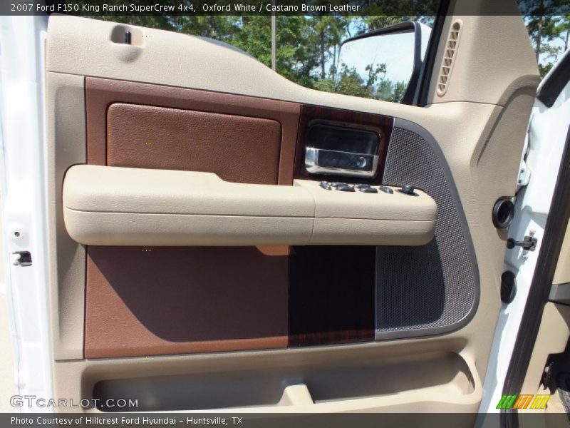 Oxford White / Castano Brown Leather 2007 Ford F150 King Ranch SuperCrew 4x4