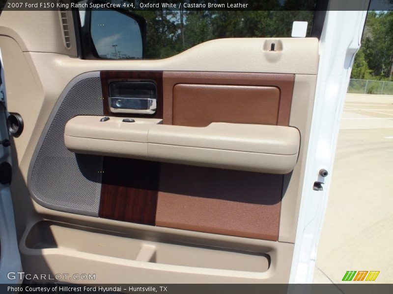 Oxford White / Castano Brown Leather 2007 Ford F150 King Ranch SuperCrew 4x4