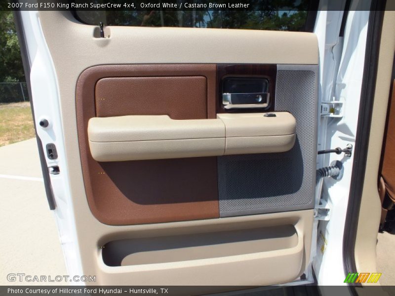 Oxford White / Castano Brown Leather 2007 Ford F150 King Ranch SuperCrew 4x4