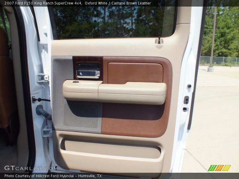 Oxford White / Castano Brown Leather 2007 Ford F150 King Ranch SuperCrew 4x4
