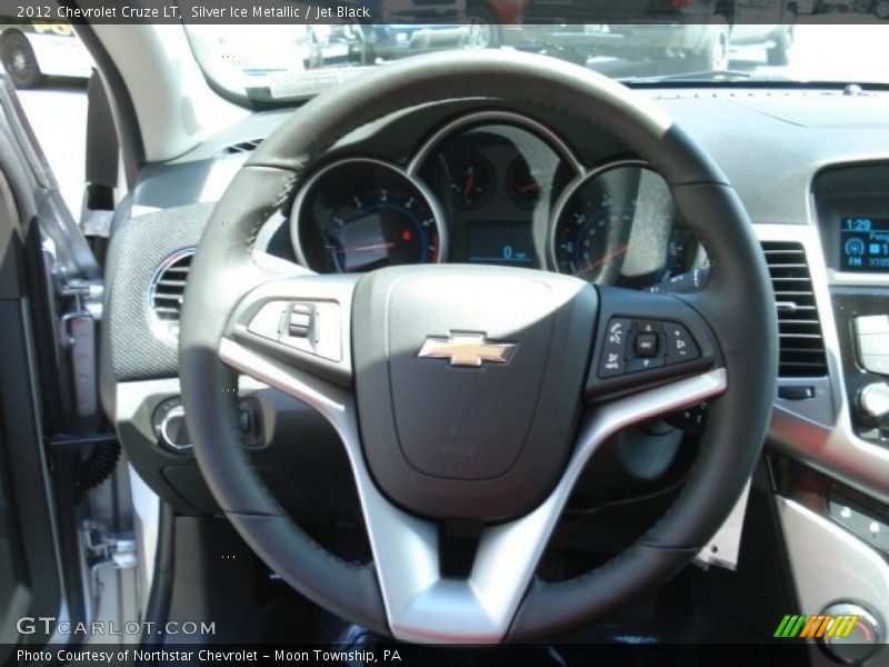 Silver Ice Metallic / Jet Black 2012 Chevrolet Cruze LT