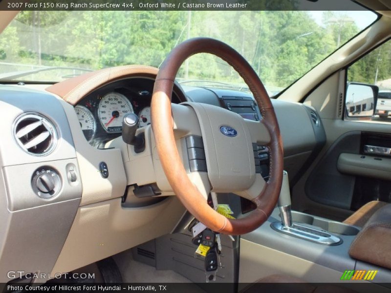 Oxford White / Castano Brown Leather 2007 Ford F150 King Ranch SuperCrew 4x4