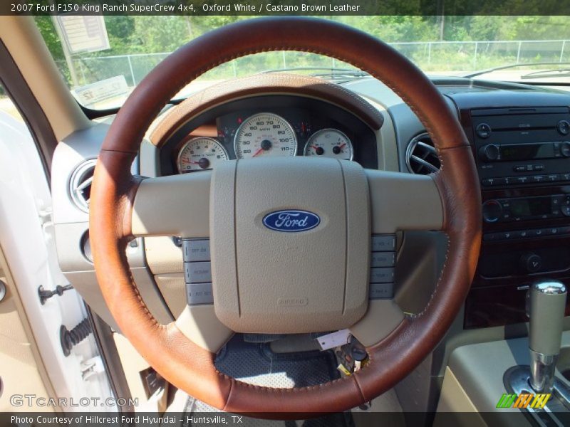 Oxford White / Castano Brown Leather 2007 Ford F150 King Ranch SuperCrew 4x4