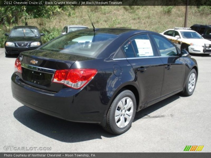 Black Granite Metallic / Jet Black/Medium Titanium 2012 Chevrolet Cruze LS