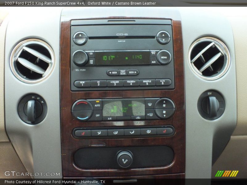 Oxford White / Castano Brown Leather 2007 Ford F150 King Ranch SuperCrew 4x4