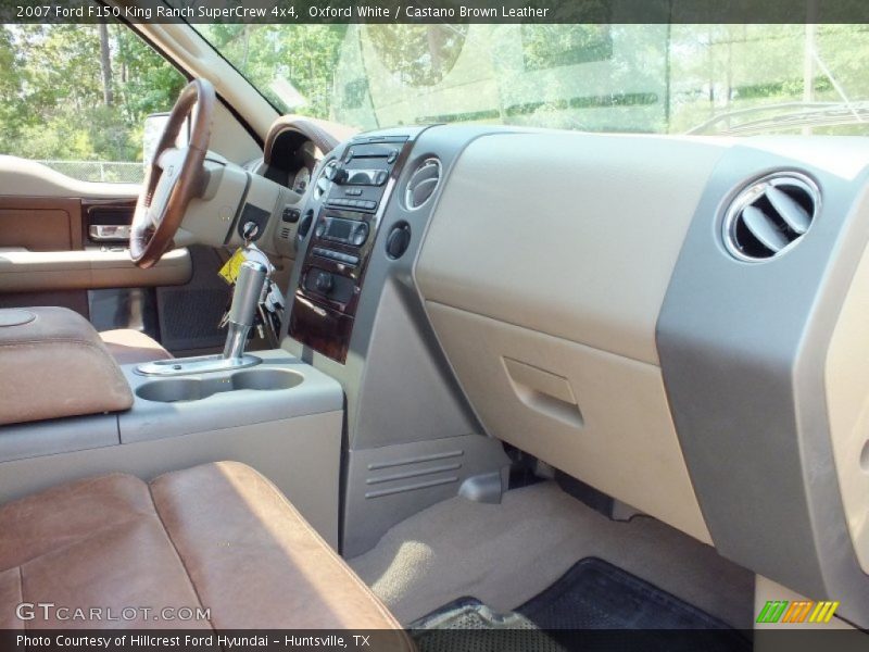 Oxford White / Castano Brown Leather 2007 Ford F150 King Ranch SuperCrew 4x4