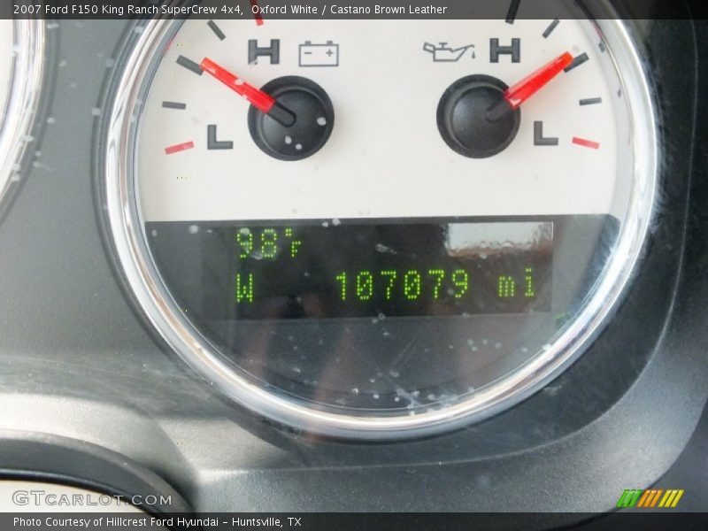 Oxford White / Castano Brown Leather 2007 Ford F150 King Ranch SuperCrew 4x4
