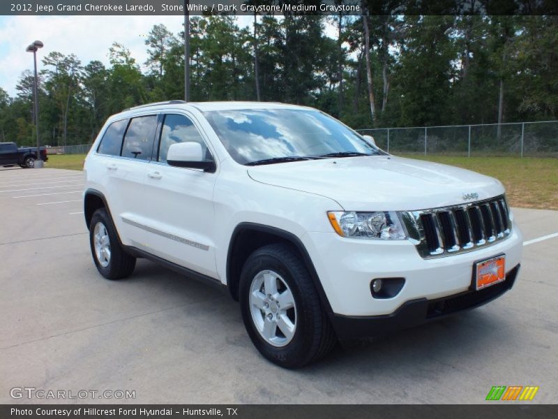 Stone White / Dark Graystone/Medium Graystone 2012 Jeep Grand Cherokee Laredo