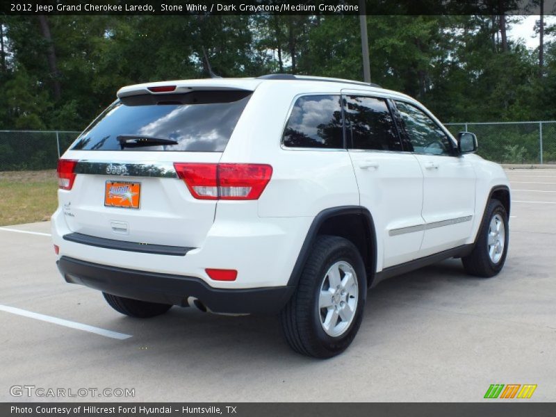 Stone White / Dark Graystone/Medium Graystone 2012 Jeep Grand Cherokee Laredo