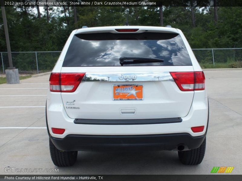 Stone White / Dark Graystone/Medium Graystone 2012 Jeep Grand Cherokee Laredo