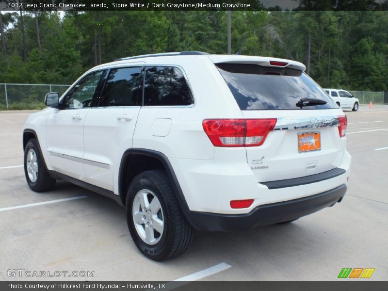 Stone White / Dark Graystone/Medium Graystone 2012 Jeep Grand Cherokee Laredo