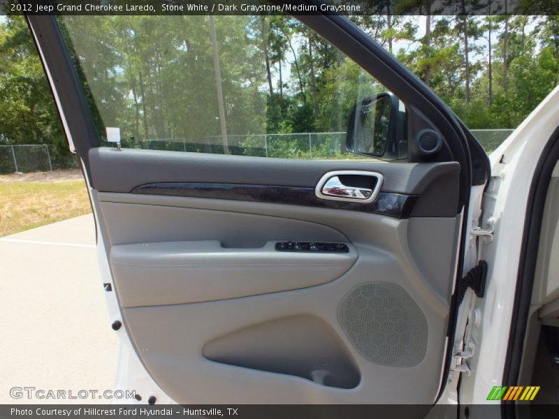 Stone White / Dark Graystone/Medium Graystone 2012 Jeep Grand Cherokee Laredo