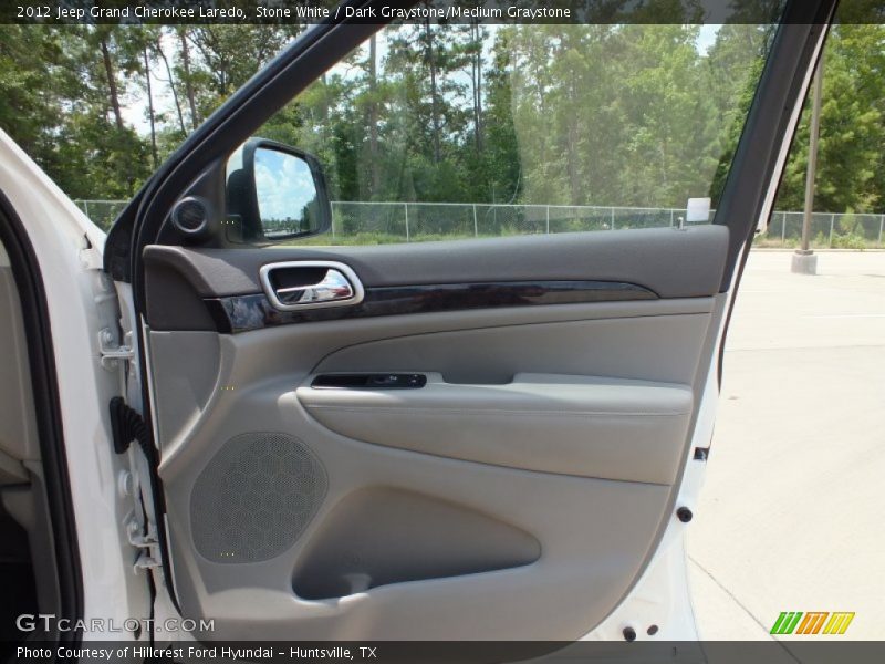 Stone White / Dark Graystone/Medium Graystone 2012 Jeep Grand Cherokee Laredo