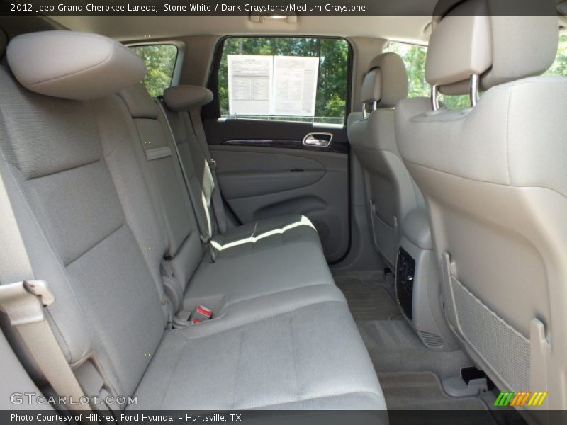 Stone White / Dark Graystone/Medium Graystone 2012 Jeep Grand Cherokee Laredo