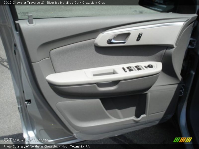 Silver Ice Metallic / Dark Gray/Light Gray 2012 Chevrolet Traverse LS
