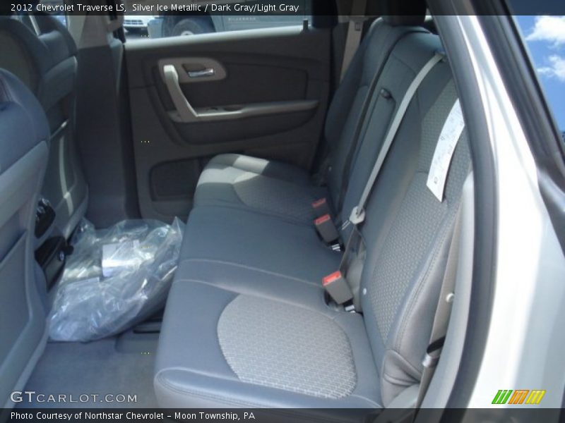Silver Ice Metallic / Dark Gray/Light Gray 2012 Chevrolet Traverse LS