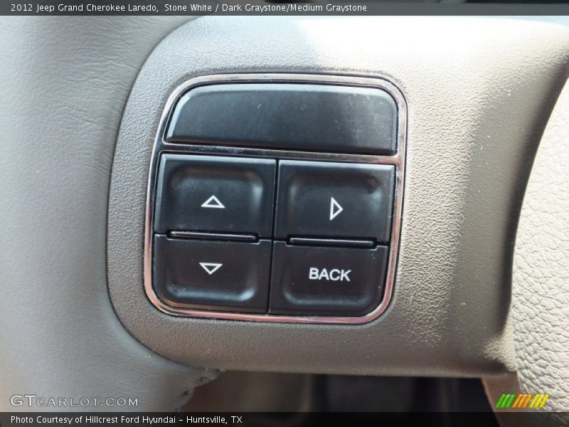 Stone White / Dark Graystone/Medium Graystone 2012 Jeep Grand Cherokee Laredo