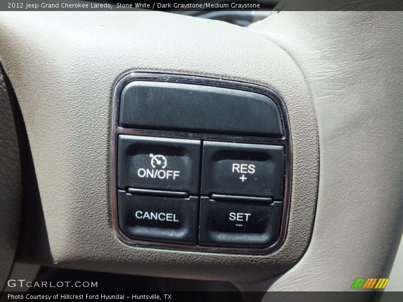 Stone White / Dark Graystone/Medium Graystone 2012 Jeep Grand Cherokee Laredo