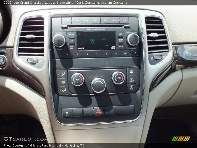 Stone White / Dark Graystone/Medium Graystone 2012 Jeep Grand Cherokee Laredo