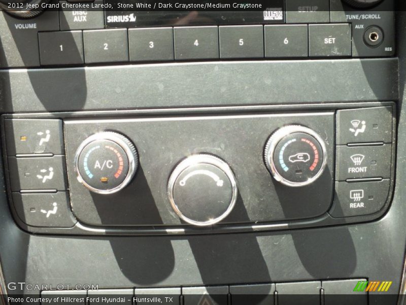 Stone White / Dark Graystone/Medium Graystone 2012 Jeep Grand Cherokee Laredo