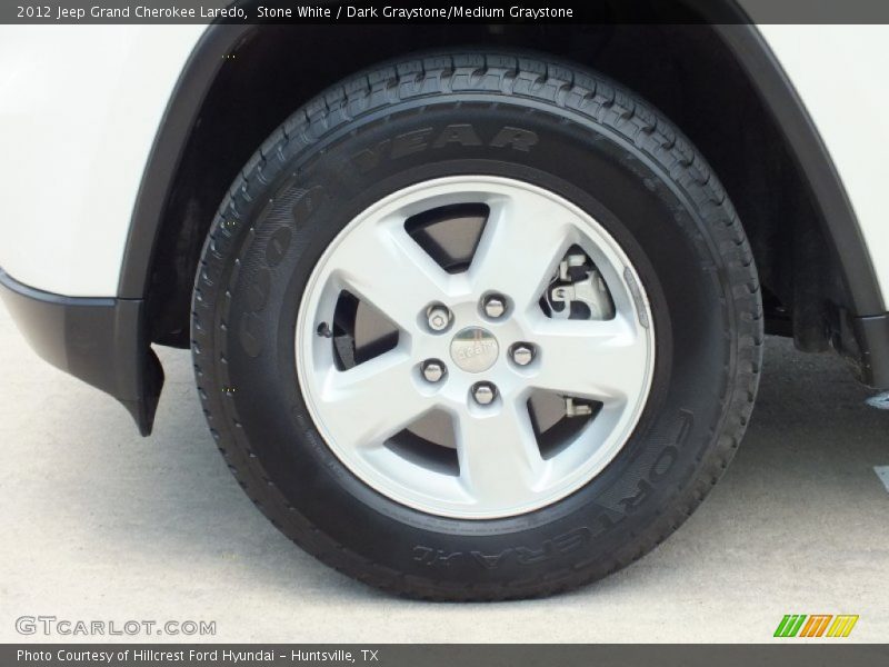 Stone White / Dark Graystone/Medium Graystone 2012 Jeep Grand Cherokee Laredo