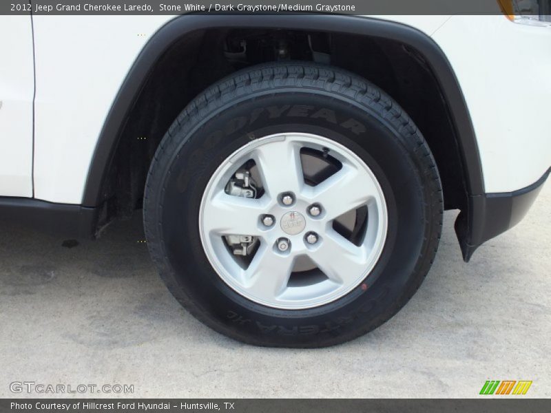 Stone White / Dark Graystone/Medium Graystone 2012 Jeep Grand Cherokee Laredo