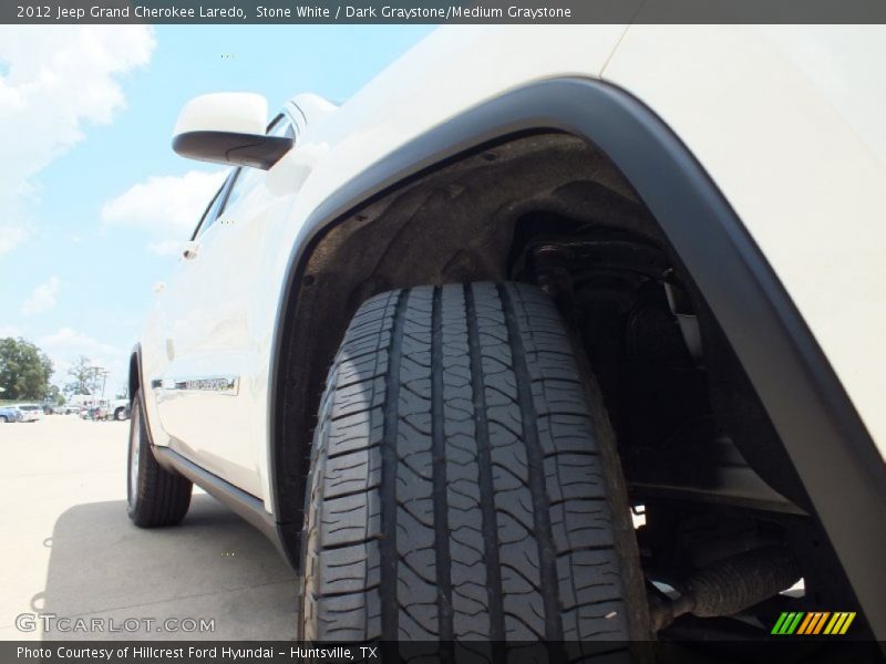 Stone White / Dark Graystone/Medium Graystone 2012 Jeep Grand Cherokee Laredo