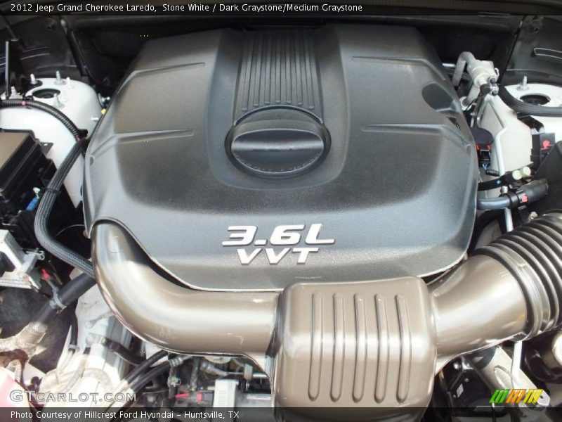 Stone White / Dark Graystone/Medium Graystone 2012 Jeep Grand Cherokee Laredo