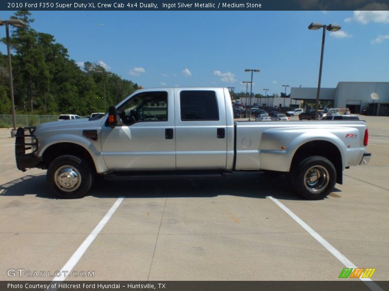  2010 F350 Super Duty XL Crew Cab 4x4 Dually Ingot Silver Metallic